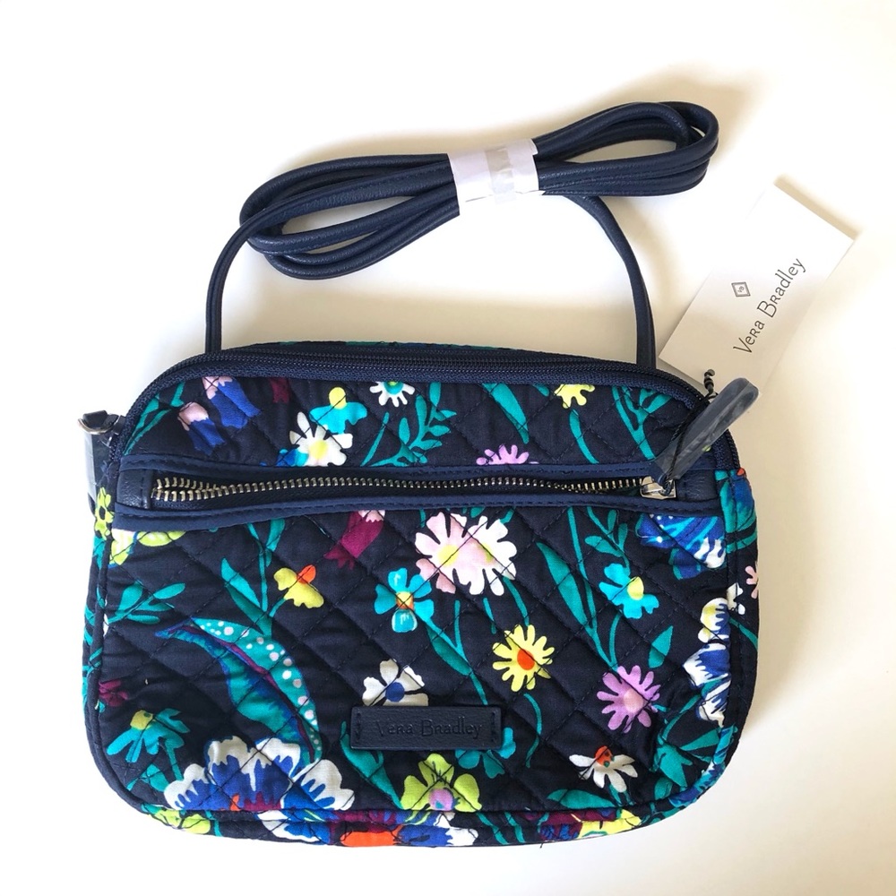 Vera Bradley Crossbody RFID Moonlight Garden